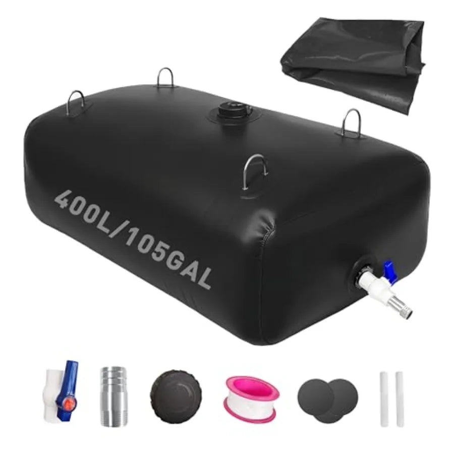 400 L/105 Gal foldable portable water storage bladder tank