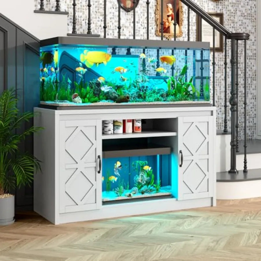 55-75 Gallon Fish Tank Stand with  Power Outlet