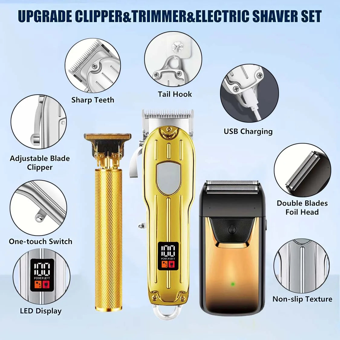 Men Electric Razor Set