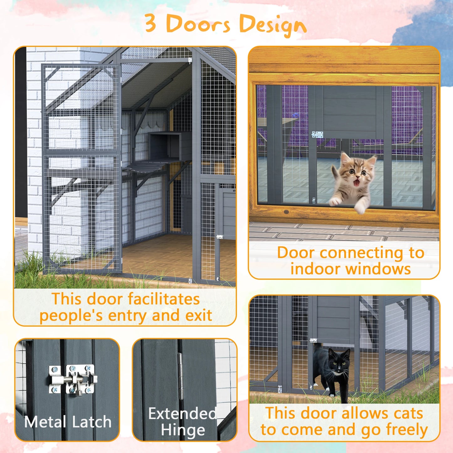 Wooden Cat Enclosure