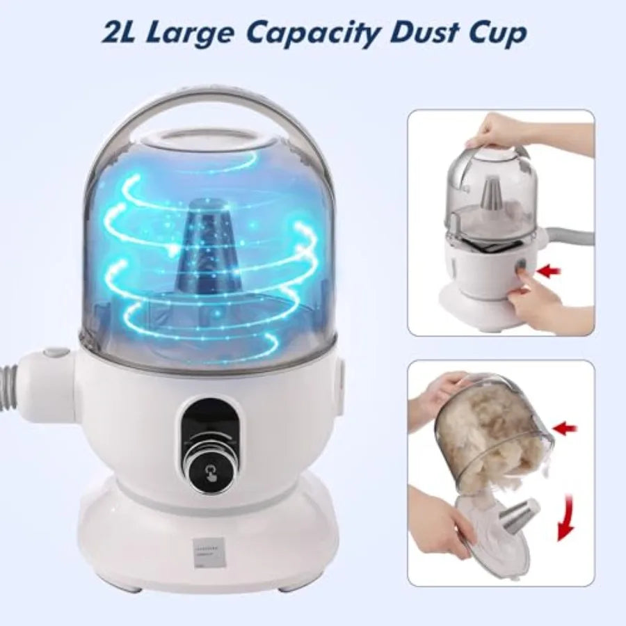 Pet Hair Vacuum Grooming Kit