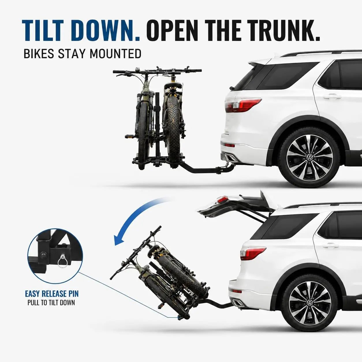 2 Bike Hitch Mount Bike Rack