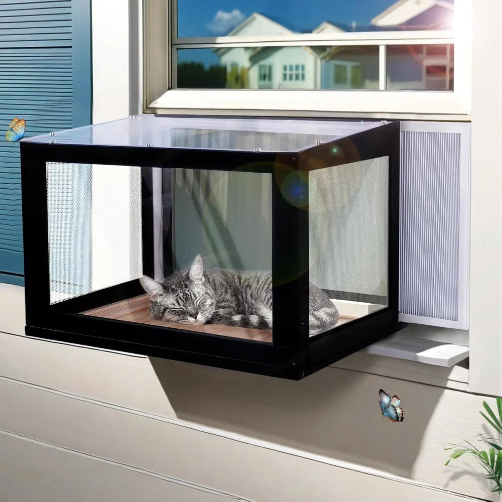 Window Box Outdoor Cat Enclosure
