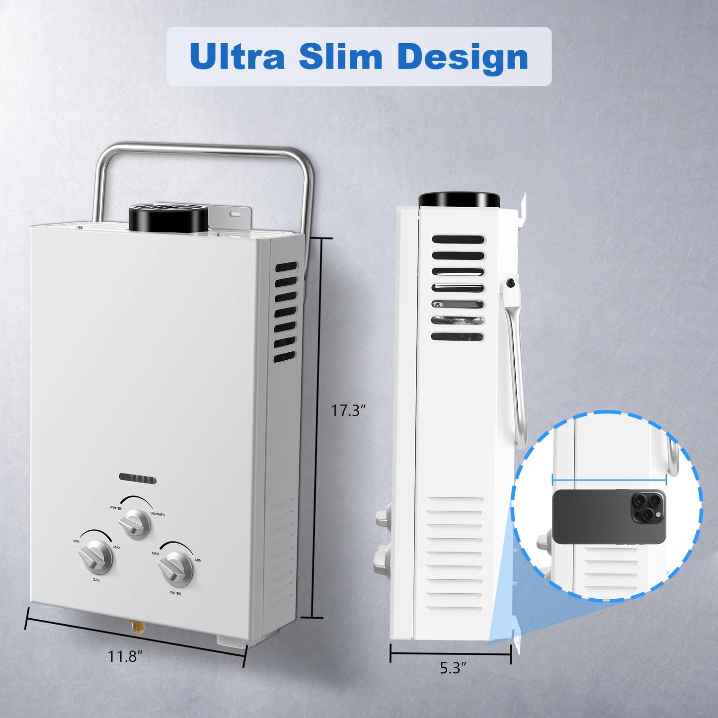 Outdoor Propane Tankless Water Heater-6L