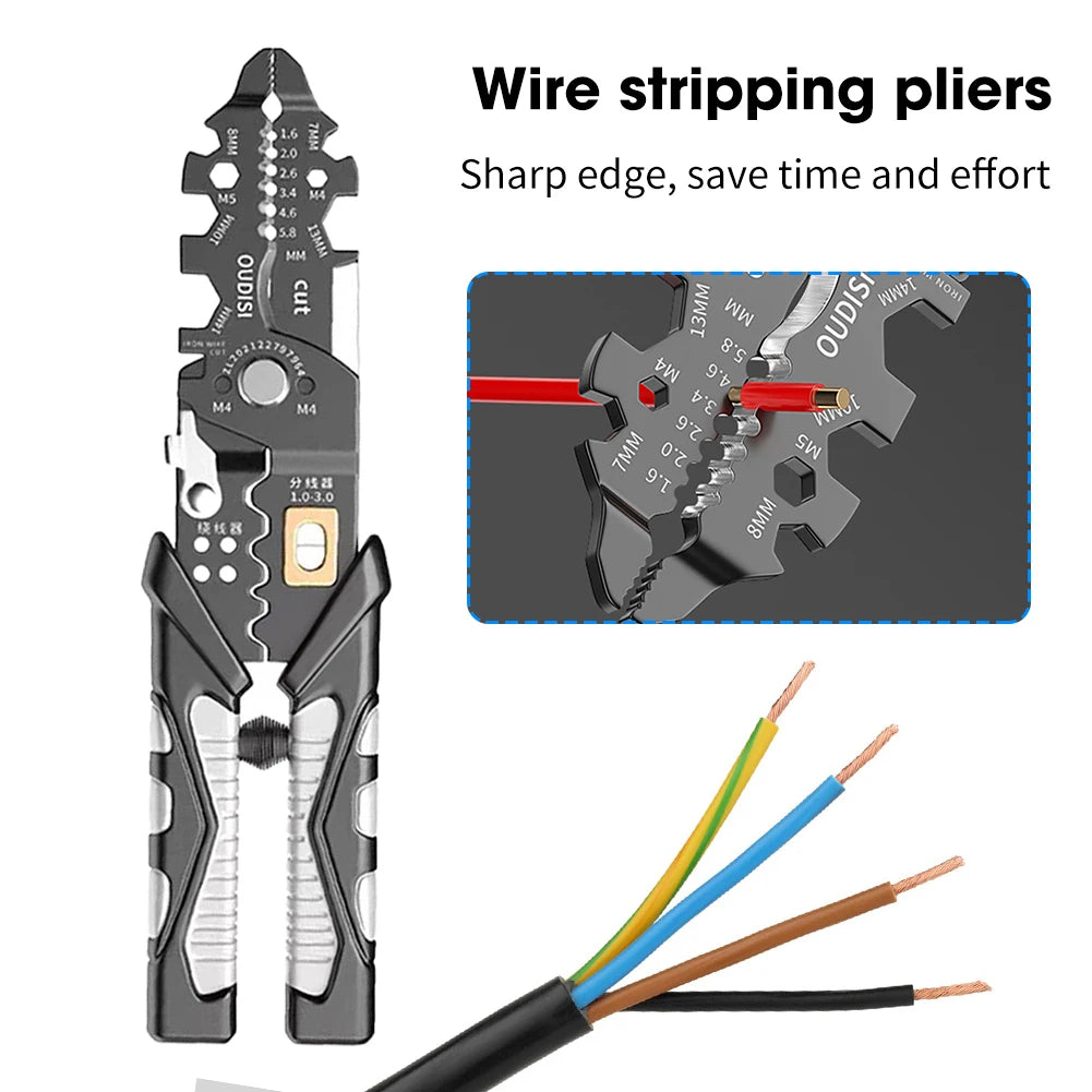 Cable Wire Stripper Crimper Pliers
