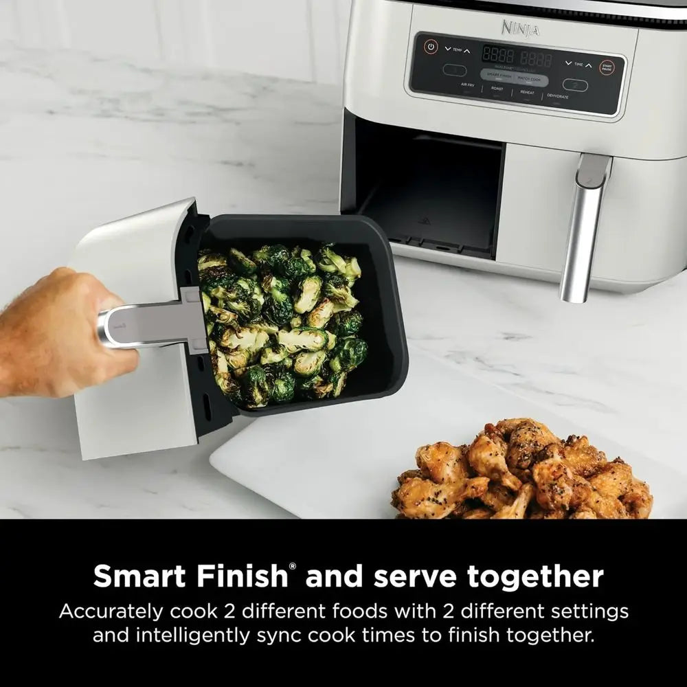 8-qt. 2-Basket Air Fryer