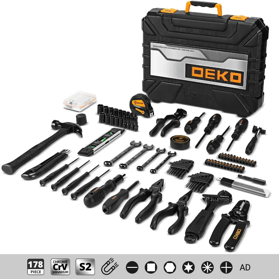 178-Piece Home Tool Kit Set