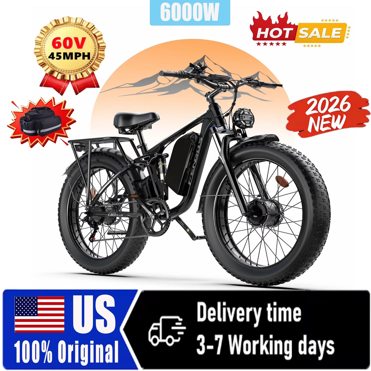 dual motor mountain electric vehicle