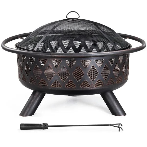 36'' Wood Burning Fire Pit