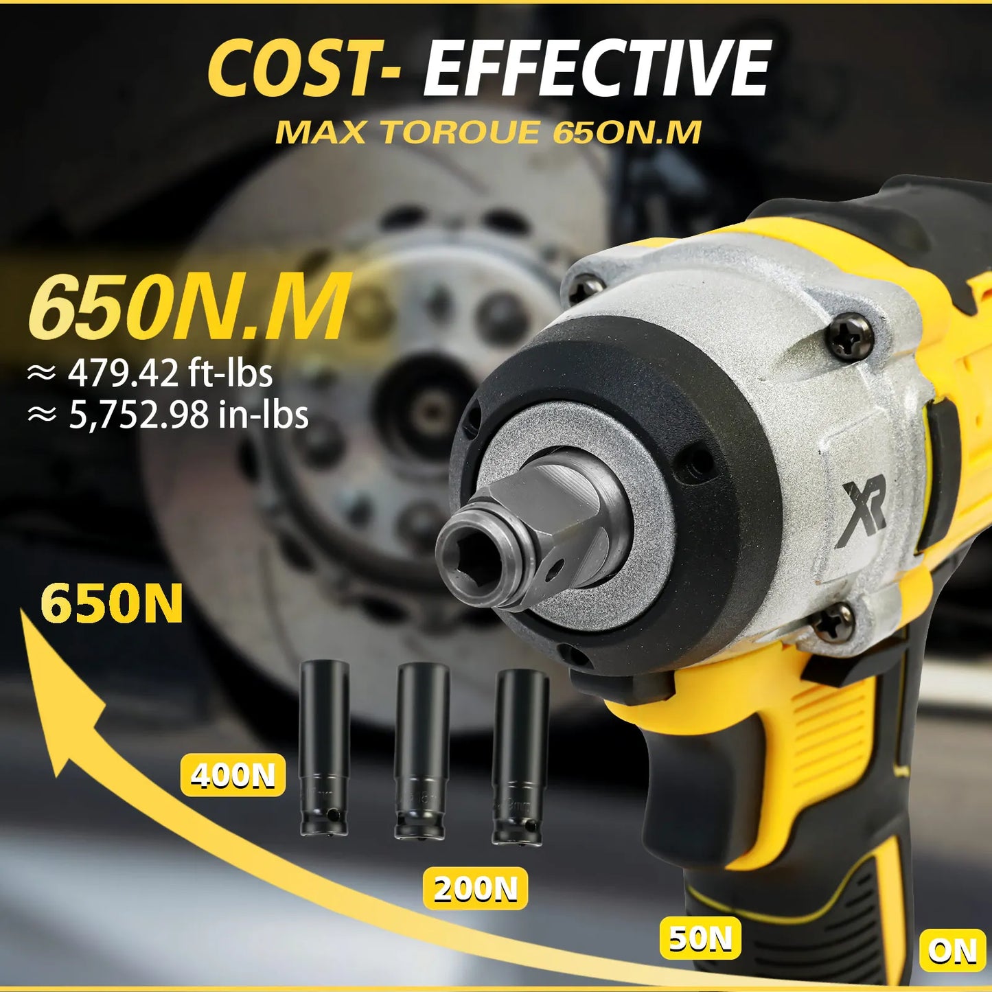 Cordless Impact Wrench 1/2" 20V