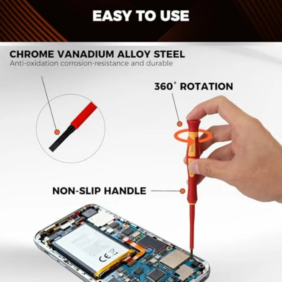 1000V Insulated Electrician Screwdrivers with Magnetic Tips