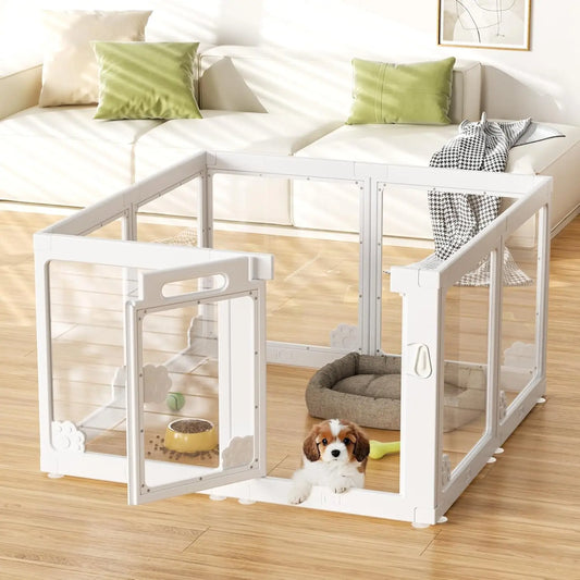 24" Acrylic Pet Playpen with Door