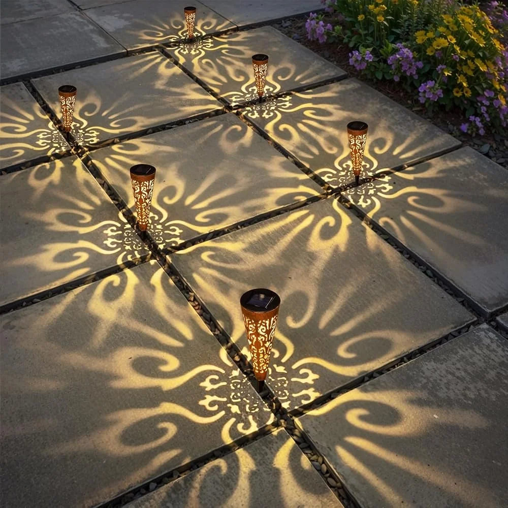 6Pcs Solar Garden Lights