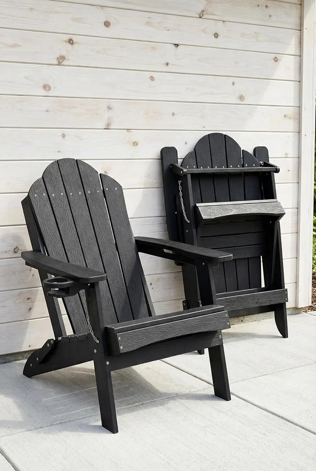 Folding Adirondack Chair Set 4