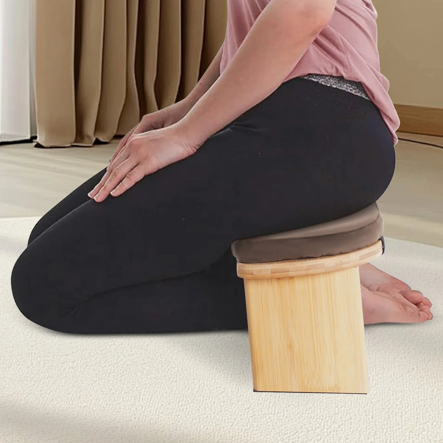 Foldable Meditation Bench Kneeling Meditation Stool