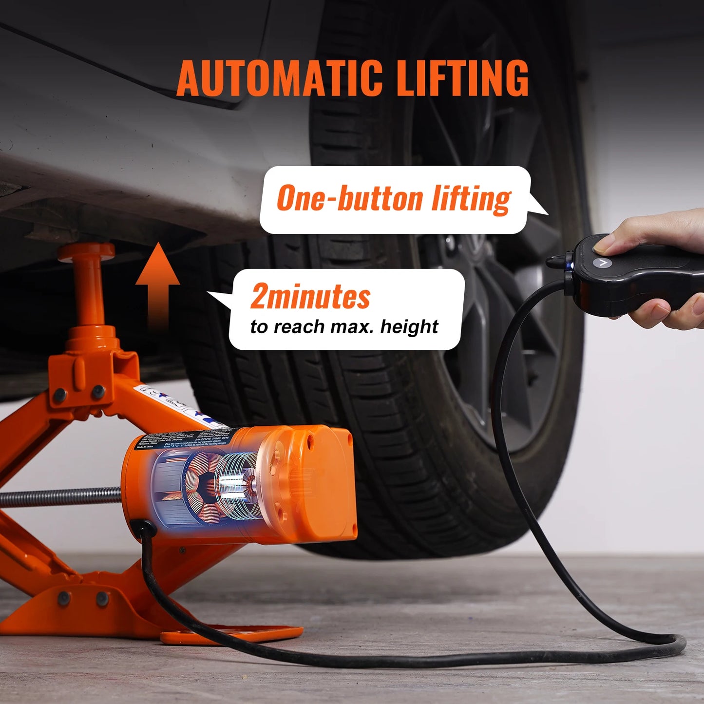 Electric Car Jack 3 Ton/6600lbs 12V
