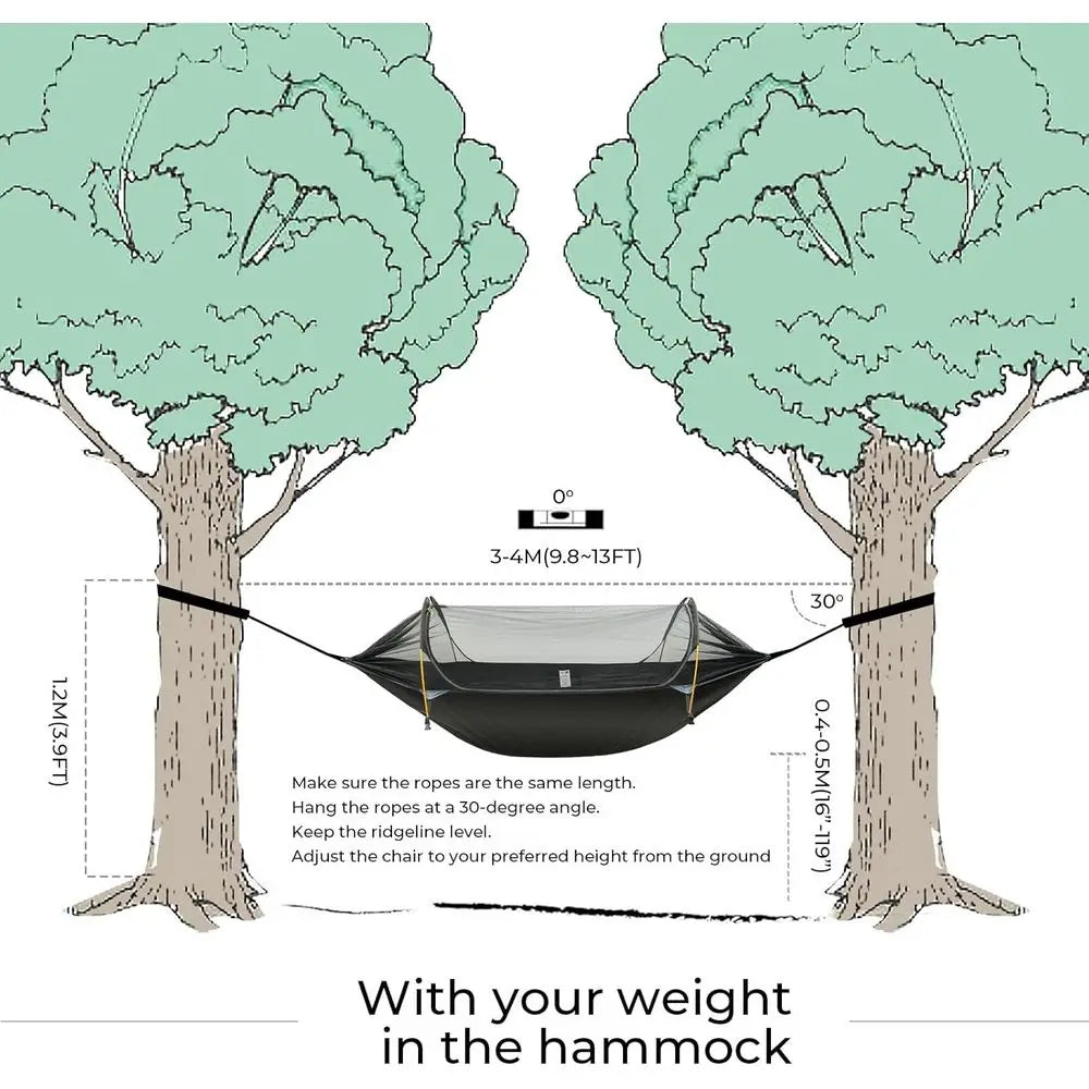 Camping Hammock Tent with Mosquito Net