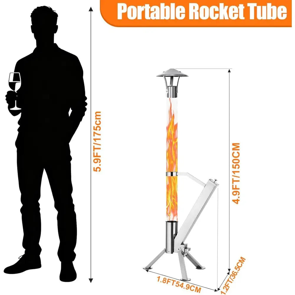 Portable Wood Pellet Stove with Heat Reflector