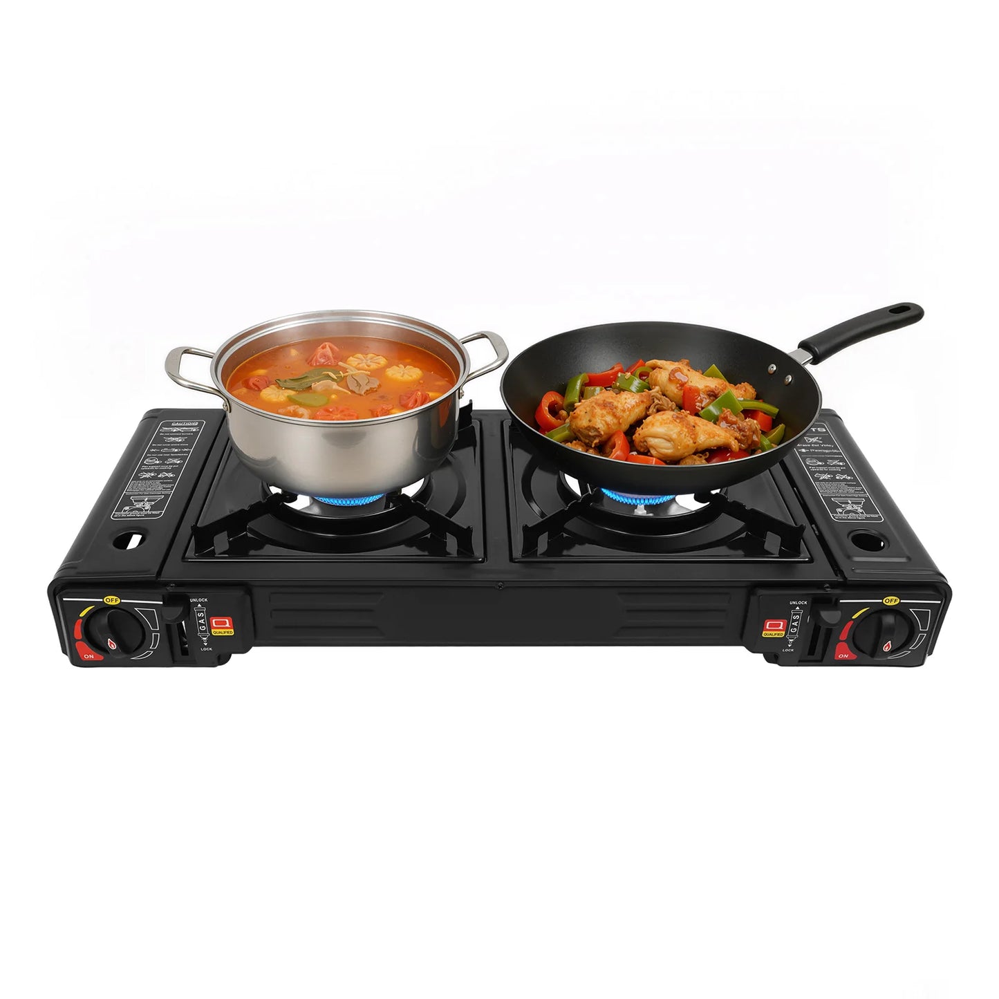 2 Burners Portable Camping Stove