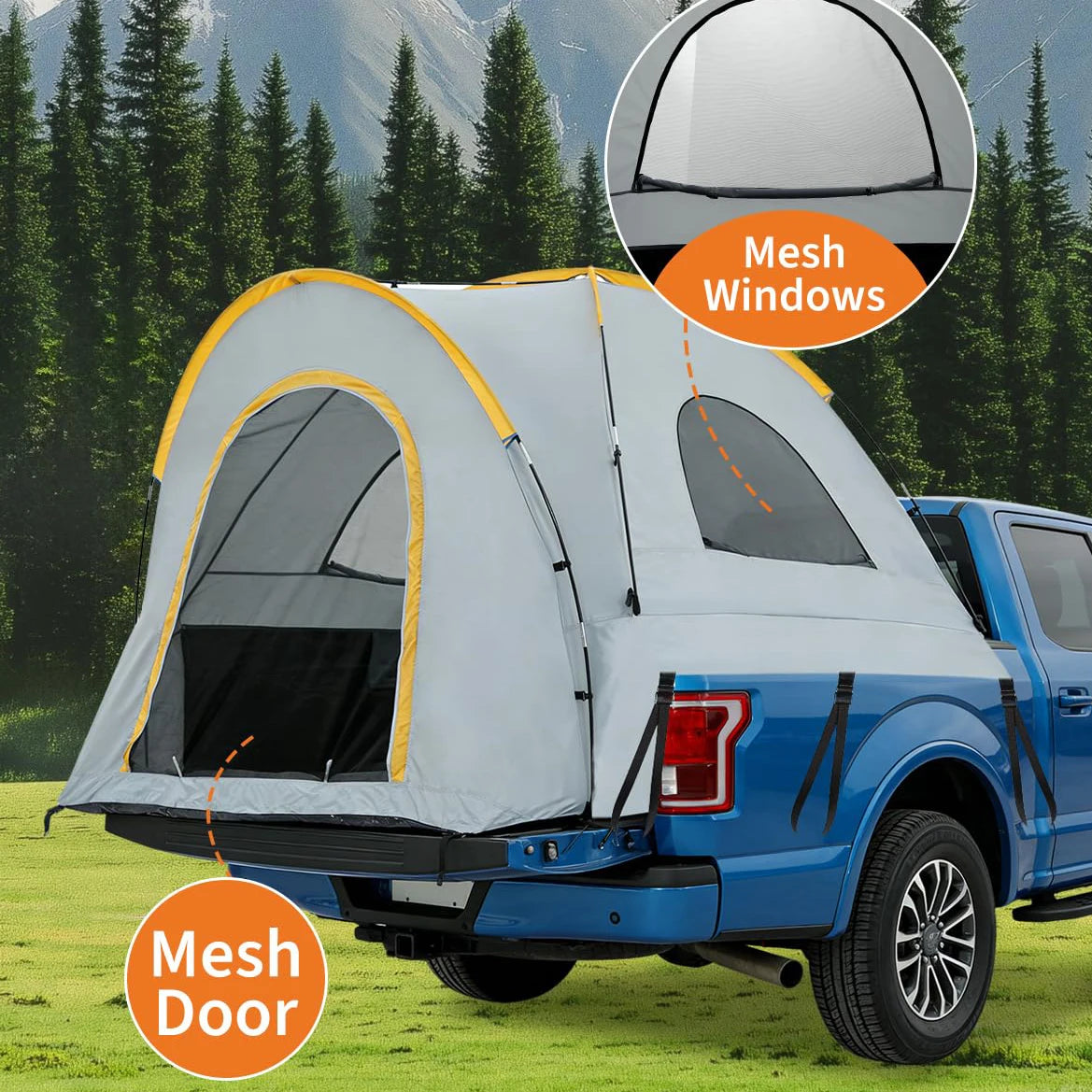 Waterproof Double Layer Pickup Truck Bed Tent