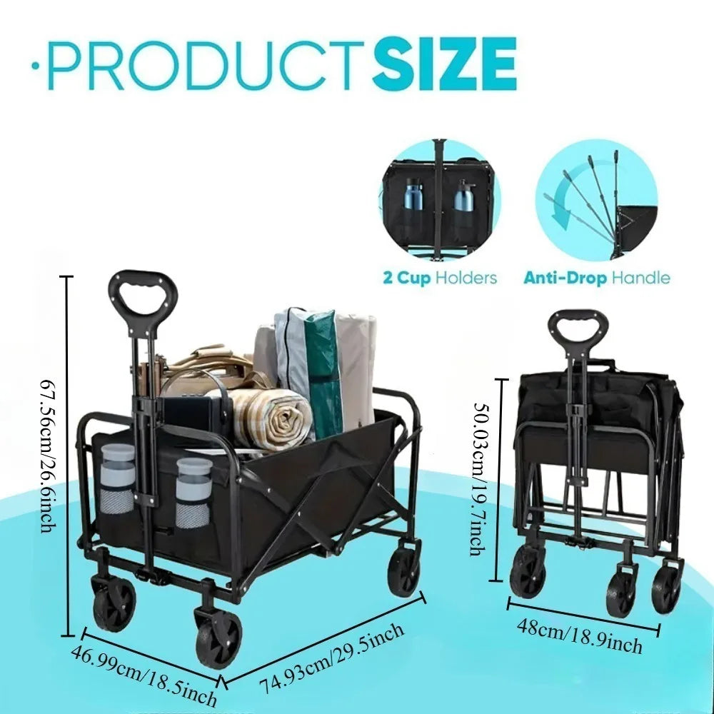 Folding Wagon Cart | Heavy Duty