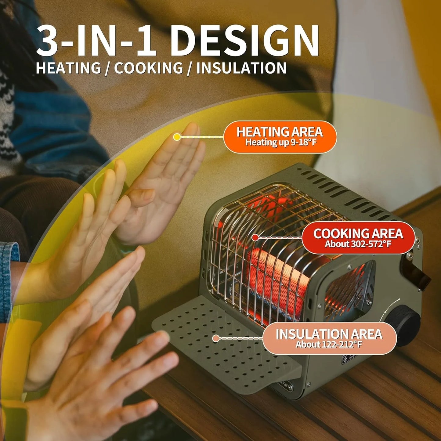 Propane Space Heater for Indoor & Outdoor