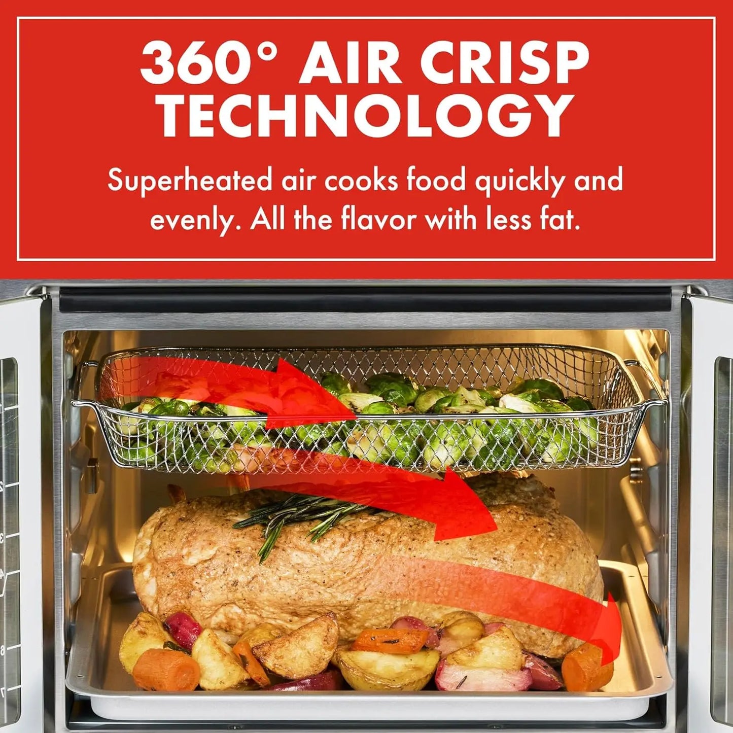 French Door Air Fryer Toaster Oven Combo