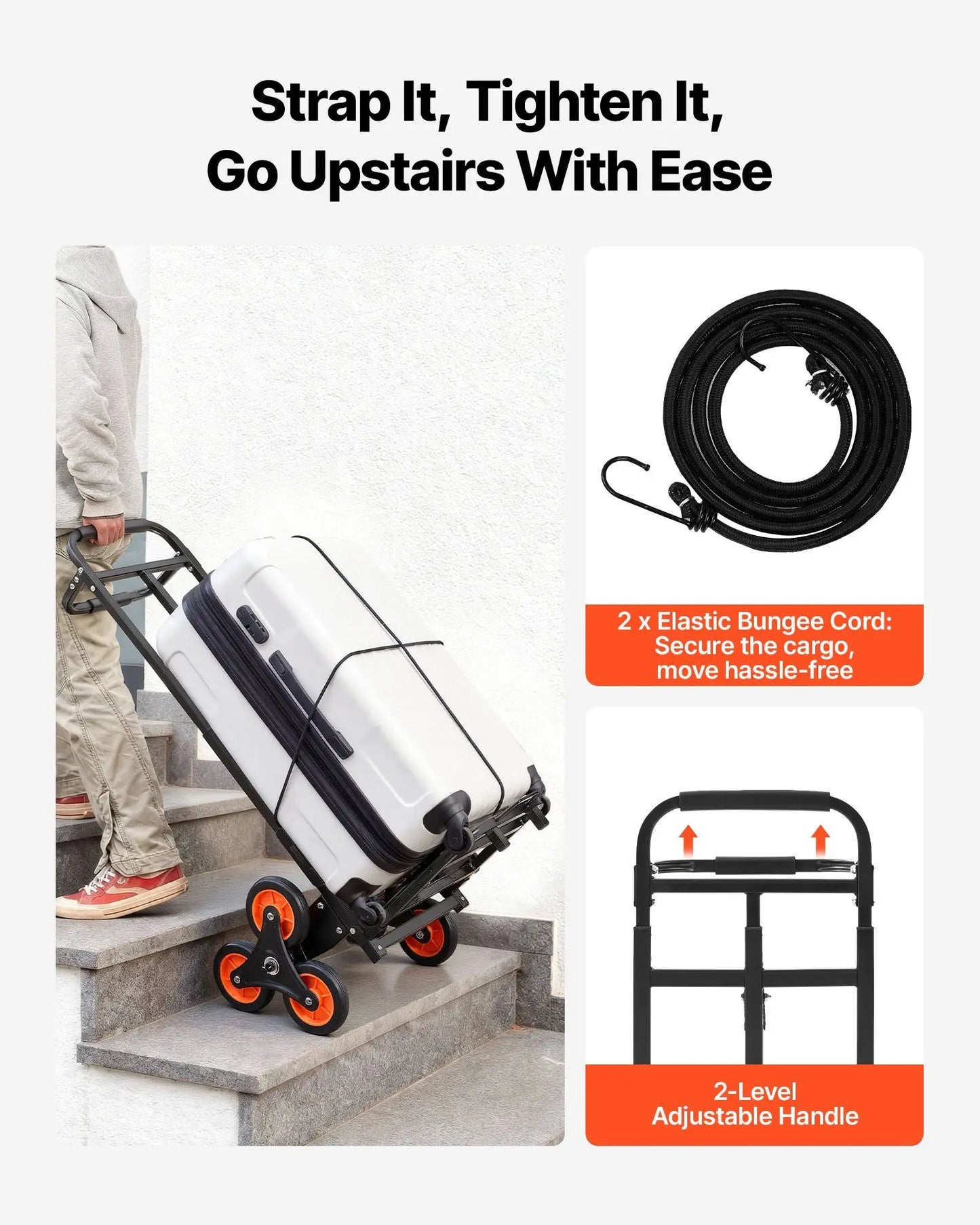 Stair Climbing Cart, 220 lbs