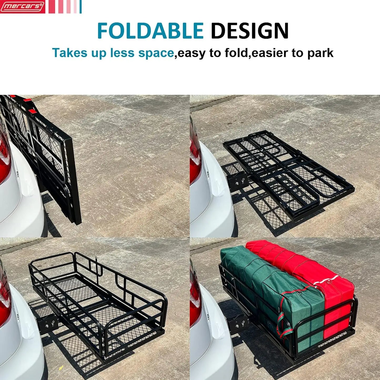 Bike Rack Fits 2 Fat-Tire Electric Bicycle
