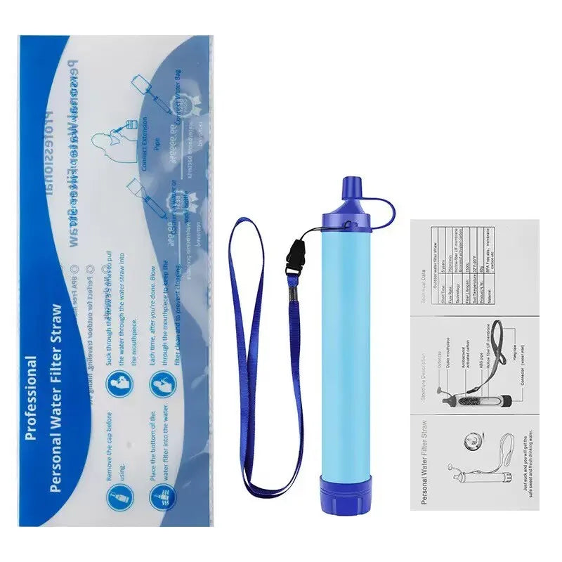 Personal Straw Water Filtration System