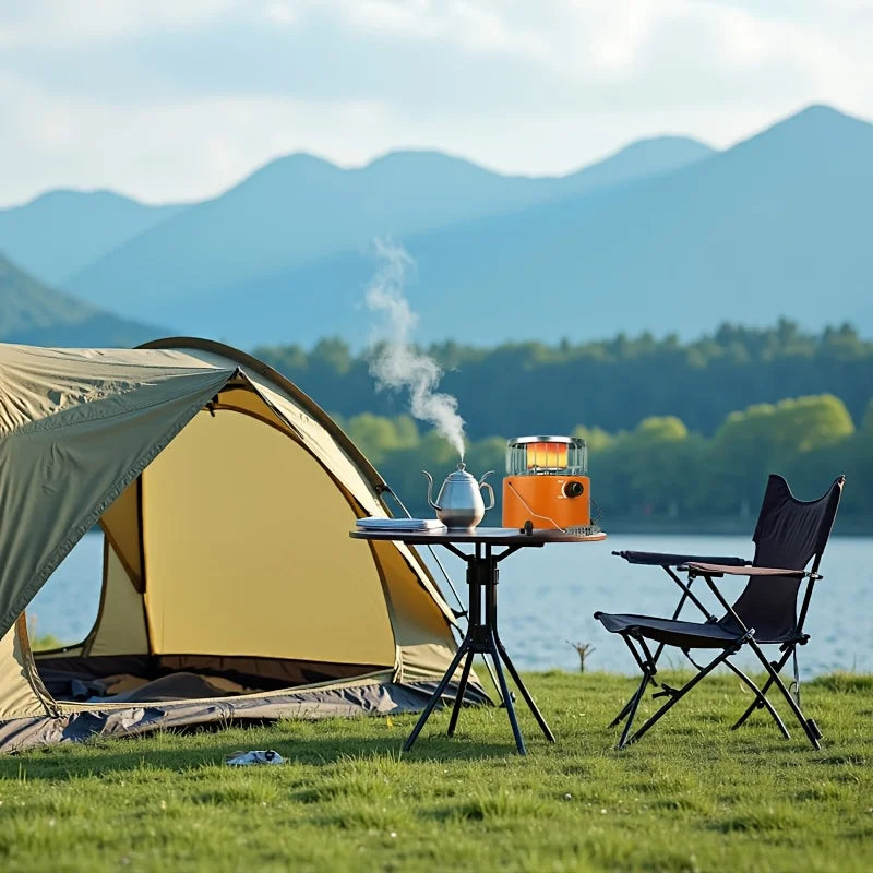 Portable Propane Heater & Stove, 3680BTU-9000BTU