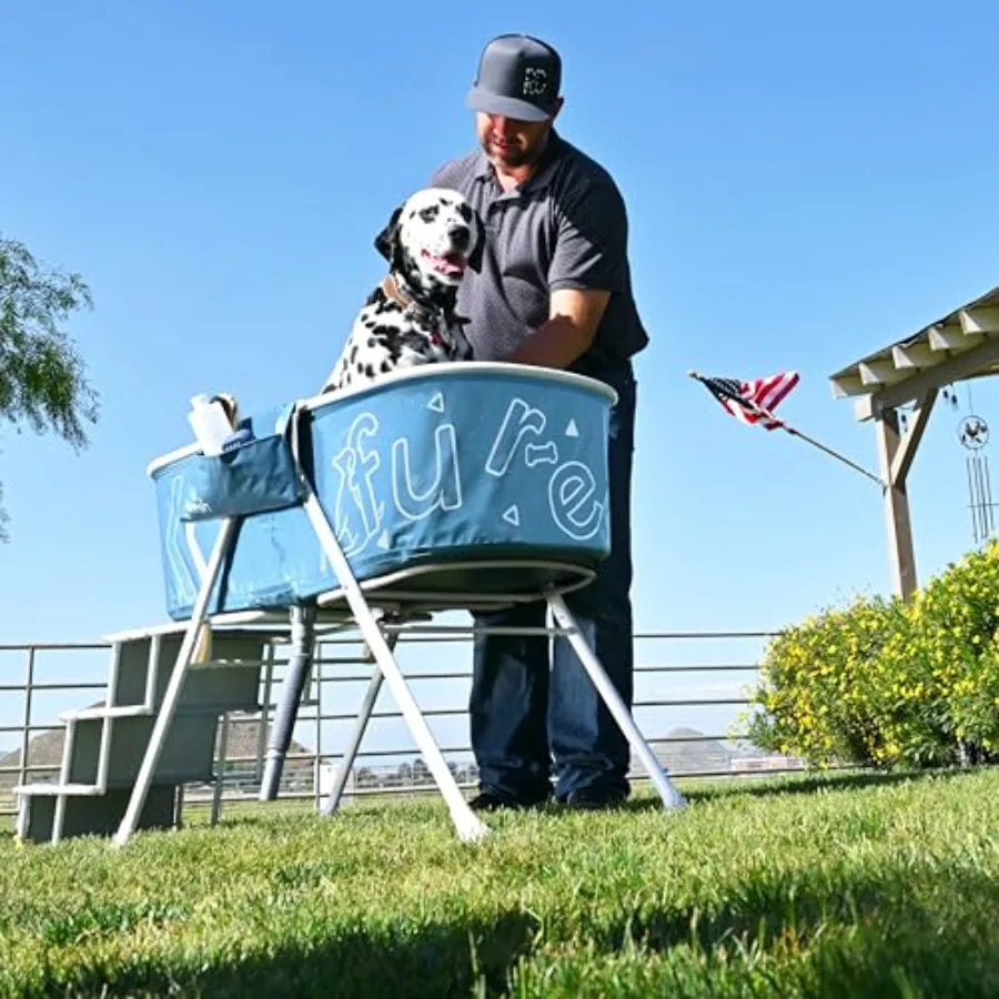 Dog Bath Tub with Stairs