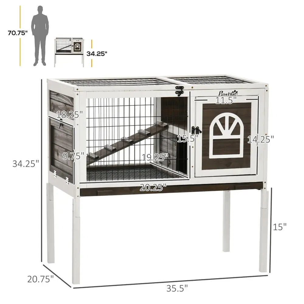 Rabbit Hutch Guinea Pig Cage