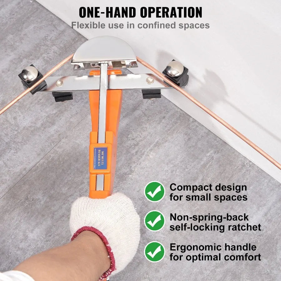1/4-7/8 O.D. Ratcheting Tubing Bender