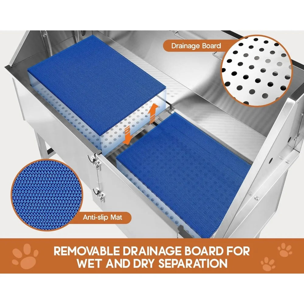 50-Inch Dog Washing Station