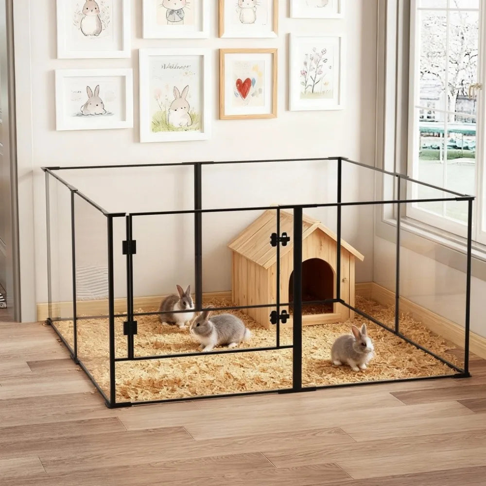 Tall Acrylic Puppy Playpen