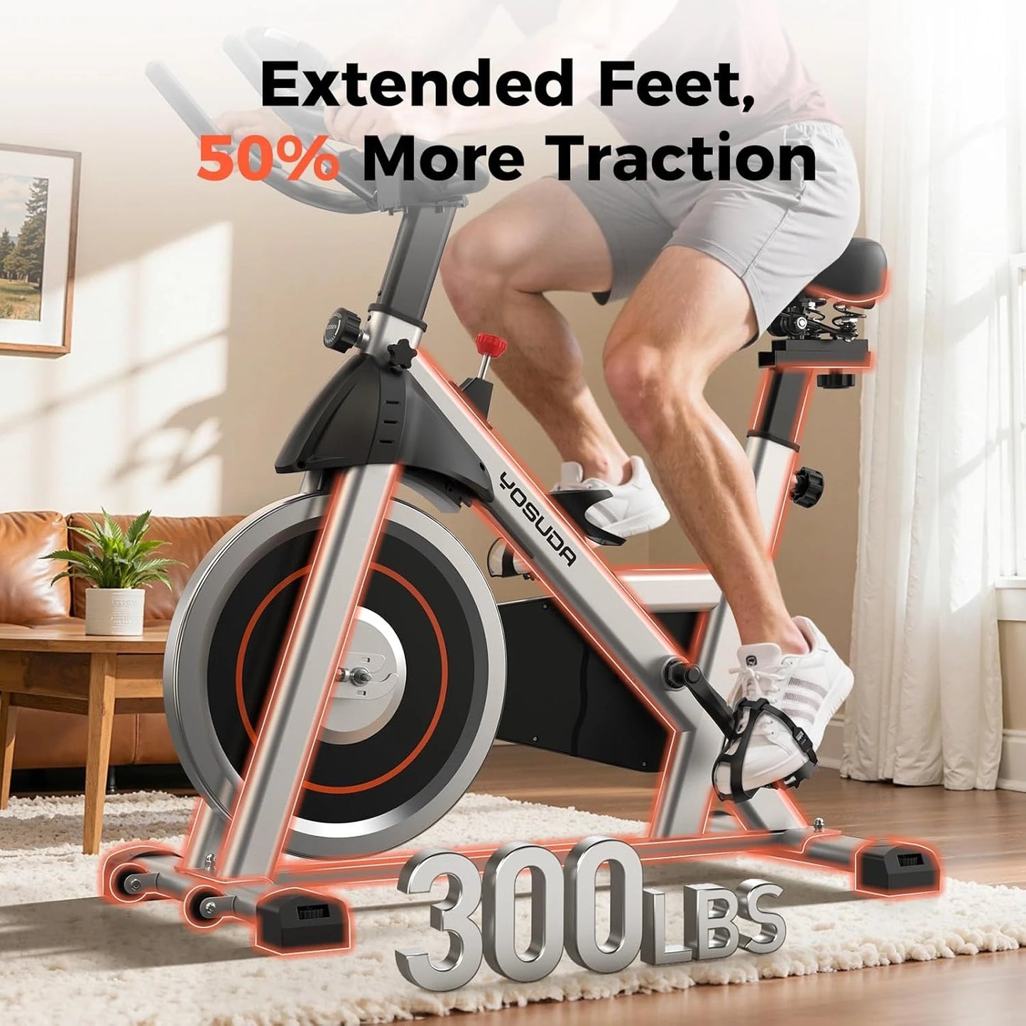 Magnetic Indoor Exercise Bike