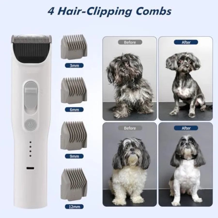 Pet Hair Vacuum Grooming Kit