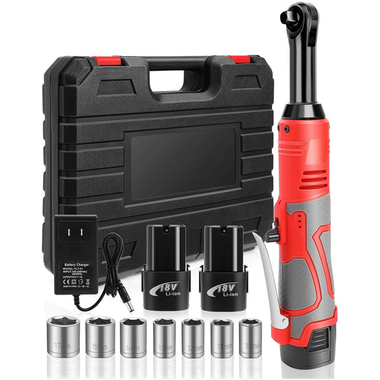 18V Extended Cordless Ratchet Wrench 3/8
