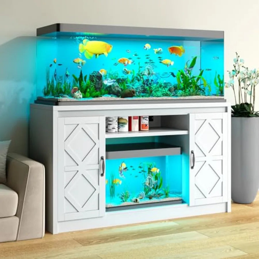 55-75 Gallon Fish Tank Stand with  Power Outlet