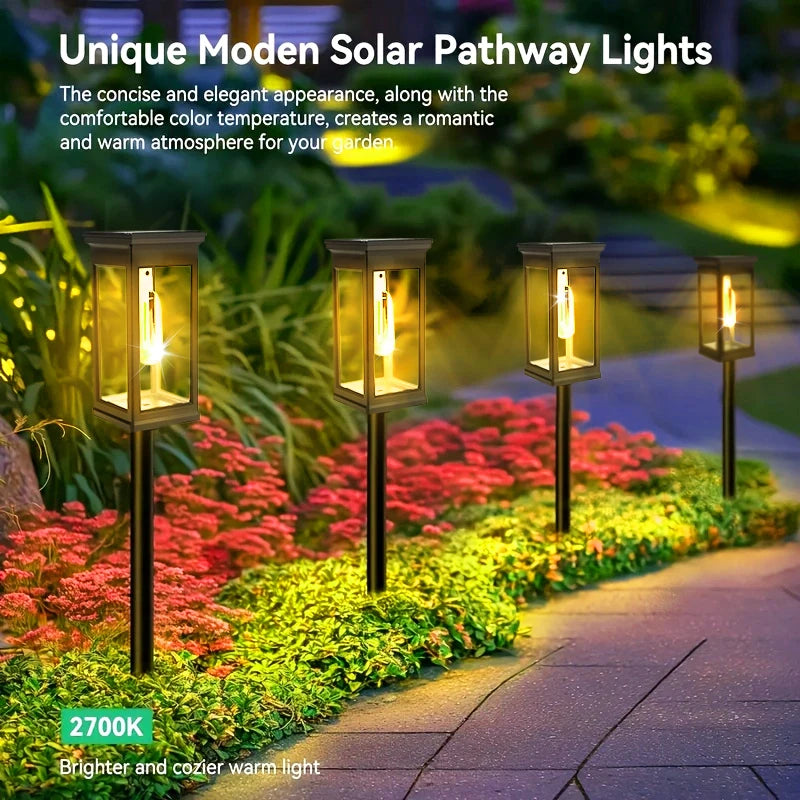 4/6 PCS Solar Pathway Light