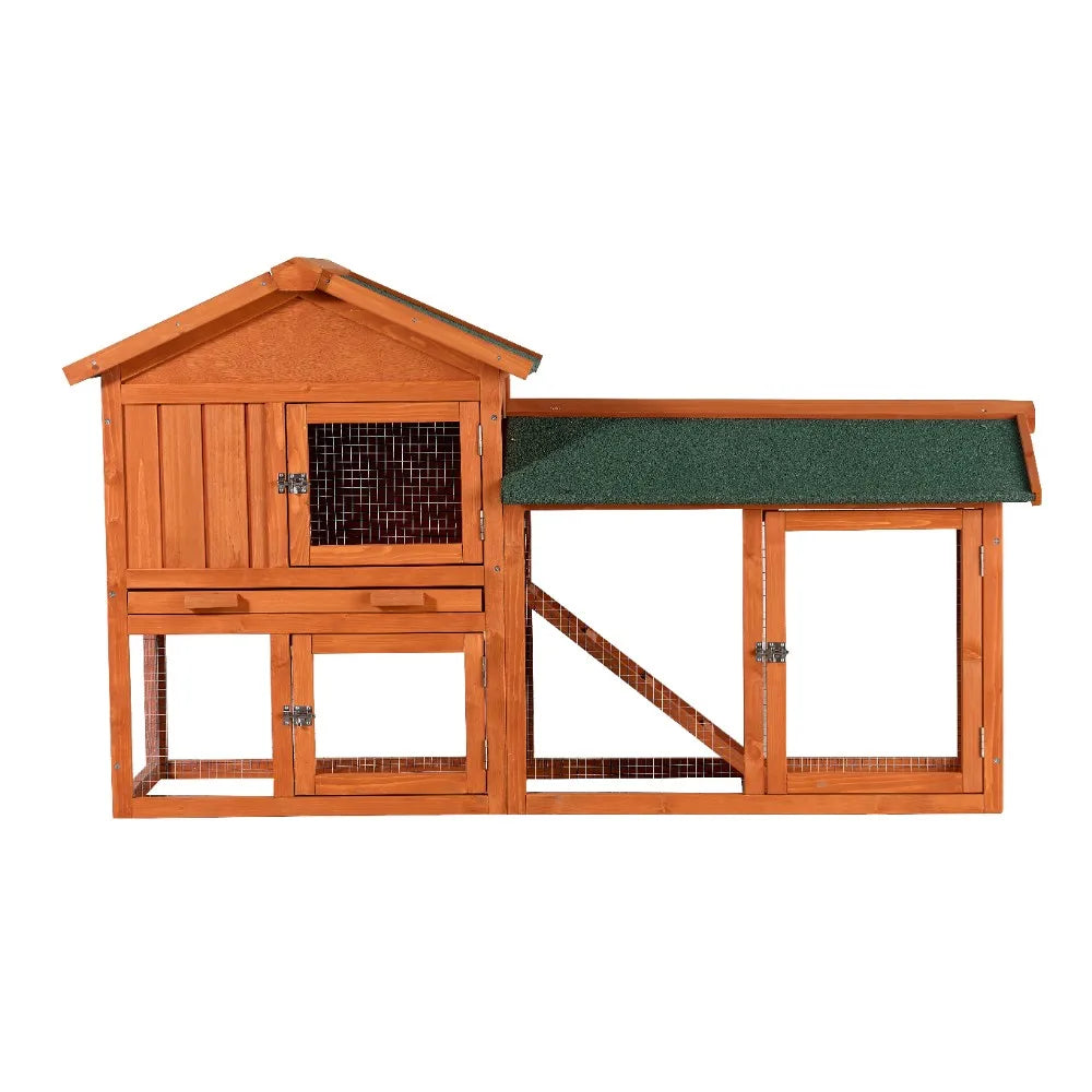Solid Wood Rabbit Hutch