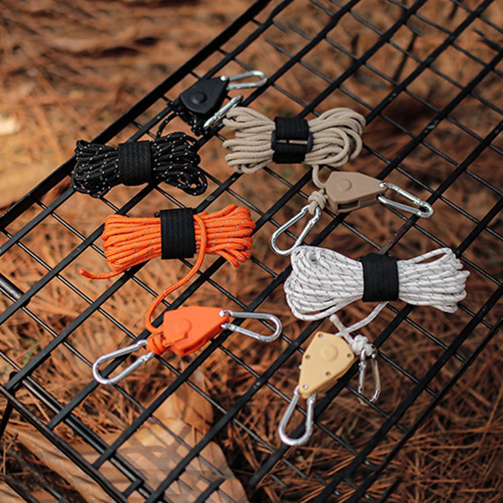 4mm 4m Rope Fastener Fixed Buckle Adjustable