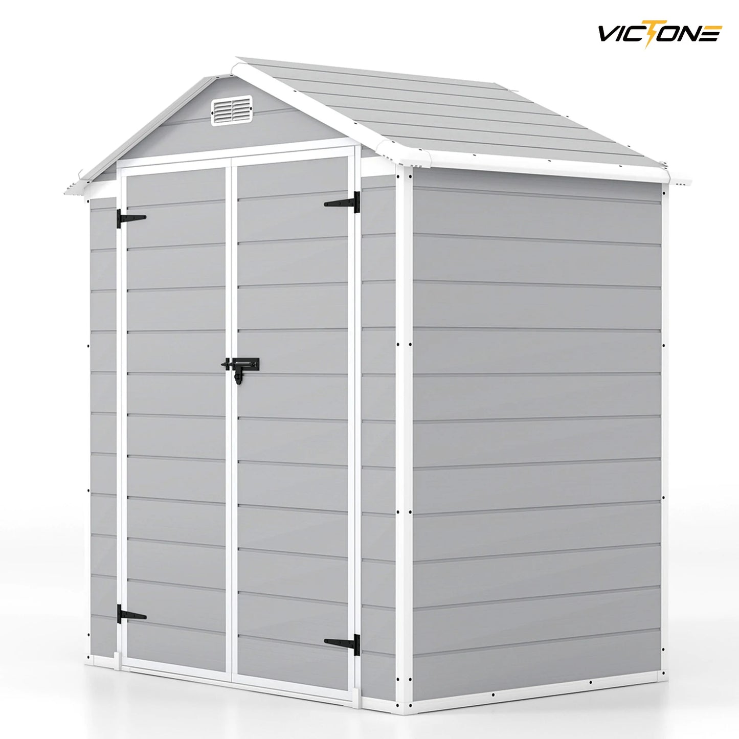 6' x 4' Plastic Storage Shed with Floor