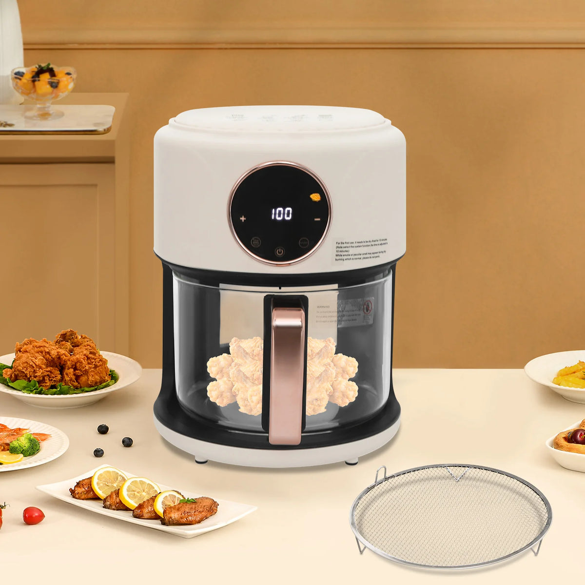 Glass Air Fryer