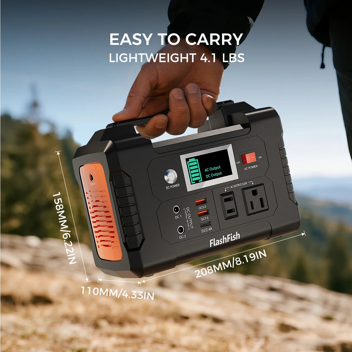 200W 151Wh Power Station with 60W Solar Panel Set