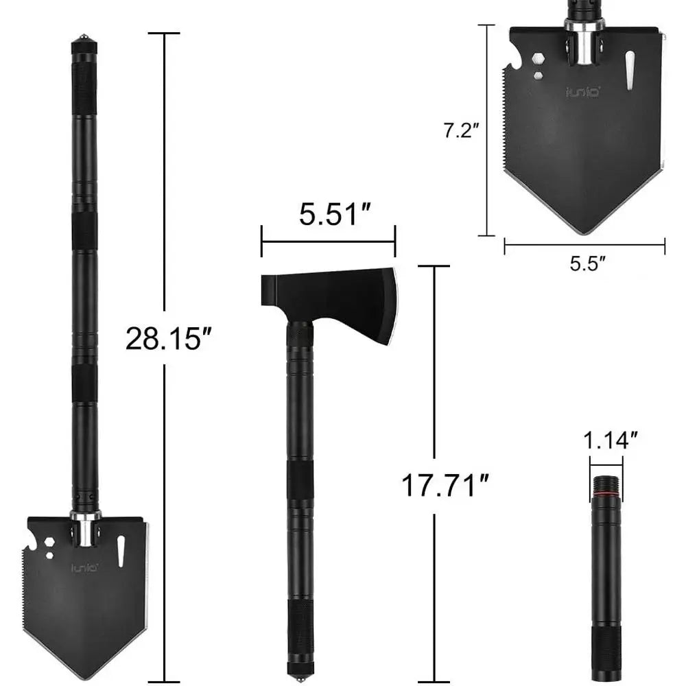 Compact Folding Shovel and hatchet set