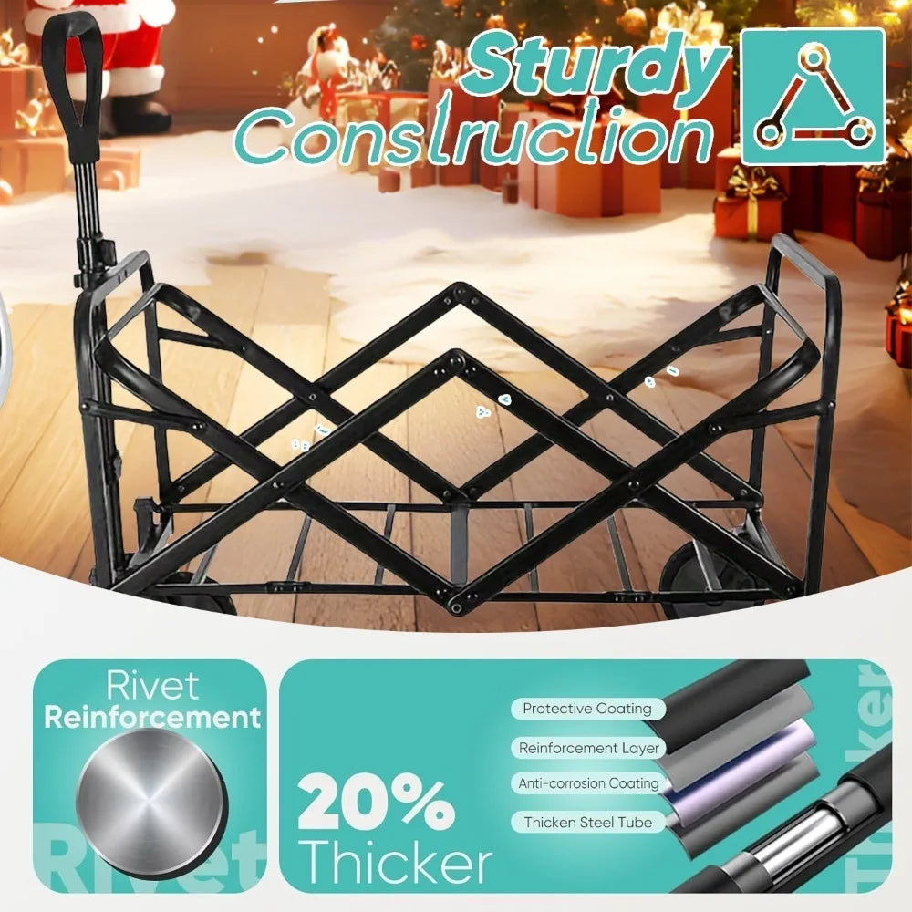 Folding Wagon Cart | Heavy Duty