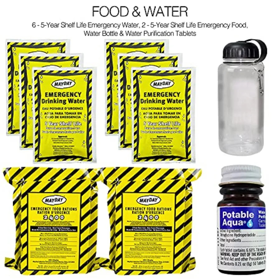 2-Person 3-Day Backpack, First Aid Kit