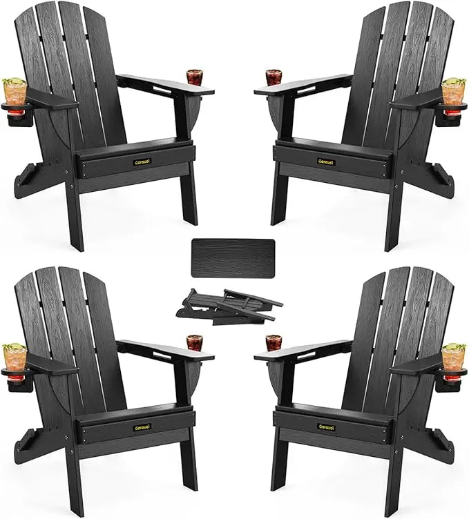 Folding Adirondack Chair Set of 4